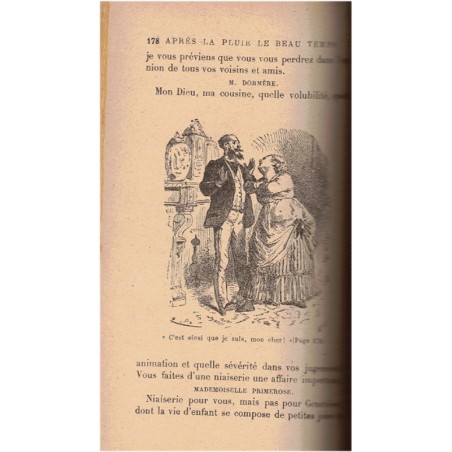 Après la pluie le beau temps, Comtesse de Ségur, 1948 - enfants sages, enfance 1900, Bibliothèque rose illustrée,