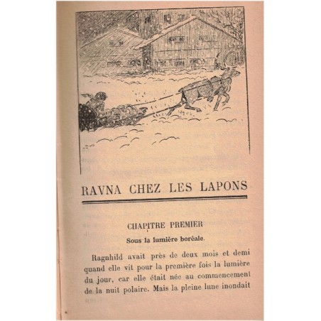 Ravna chez les Lapons, Estrid Ott, 1946 - Laponie, Norvège, animaux sauvages, écrivain danois, Rose illustrée,