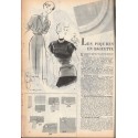 Modes et Travaux décembre 1950 n°598,  Edouard Boucherit,  - mode 1950, vintage, magazines mode, couture, tricot