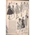 Modes et Travaux juillet 1951 n°607,  Edouard Boucherit,  - mode 1950, vintage, magazines mode, couture, tricot