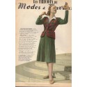 Modes et Travaux août 1950 N°596,  Edouard Boucherit,  - mode 1950, vintage, magazines mode, couture, tricot
