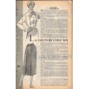 Modes et Travaux sept 1950 n°597,  Edouard Boucherit,  - mode 1950, vintage, magazines mode, couture, tricot