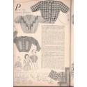 Modes et Travaux juin 1951 N°606,  Edouard Boucherit,  - mode 1950, vintage, magazines mode, couture, tricot