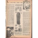 Modes et Travaux avril 1951 n°604,  Edouard Boucherit,  - mode 1950, vintage, magazines mode, couture, tricot