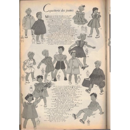 Modes et Travaux mars 1951 N°603,  Edouard Boucherit,  - mode 1950, vintage, magazines mode, couture, tricot