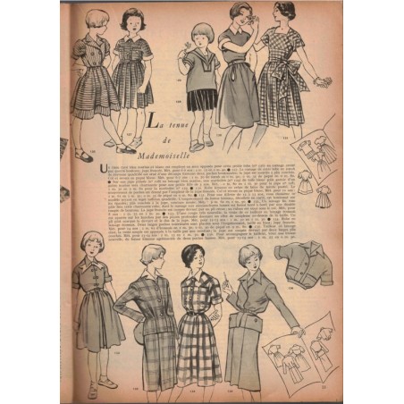 Modes et Travaux avril 1950 N°592,  Edouard Boucherit,  - mode 1950, vintage, magazines mode, couture, tricot