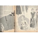 Modes et Travaux juillet 1950 N°595,  Edouard Boucherit,  - mode 1950, vintage, magazines mode, couture, tricot
