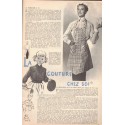 Modes et Travaux août 1954 N°644,  Edouard Boucherit,  - mode 1950, vintage, magazines mode, couture, tricot