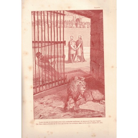 Epagathus ou les martyrs de Lyon, Edouard de Villeneuve, 1908 - Antiquité, premiers Chrétiens, Rome antique,