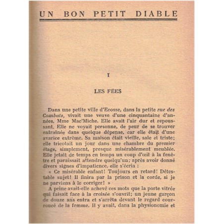 Un bon petit diable, Comtesse de Ségur, 1950 - enfant intrépide, littérature jeunesse, Hachette,