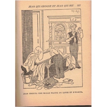Jean qui grogne Jean qui rit, Comtesse de Ségur, 1948 - cousins, enfants à Paris, littérature jeunesse, Hachette,