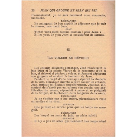 Jean qui grogne Jean qui rit, Comtesse de Ségur, 1948 - cousins, enfants à Paris, littérature jeunesse, Hachette,