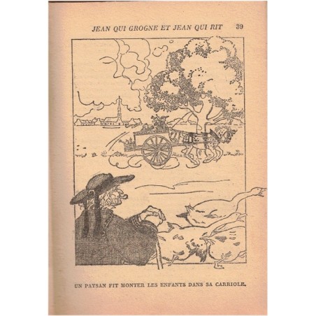 Jean qui grogne Jean qui rit, Comtesse de Ségur, 1948 - cousins, enfants à Paris, littérature jeunesse, Hachette,