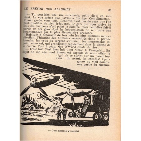 Le trésor des Alaghirs, Jim Vulpès 1955 - Abbé Dorléans, curé de Bonnat, Bonnat, Creuse, dédicace, aventures jeunesse