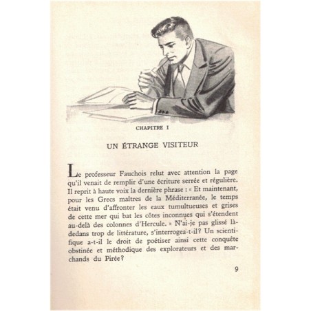 Le mercure d'or, Jean Ollivier, 1957 - chasse aux trésors, collection Rouge et Or Dauphine, Jeunesse mystères