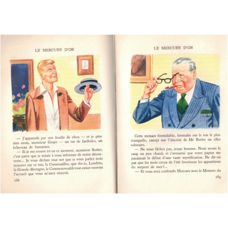 Le mercure d'or, Jean Ollivier, 1957 - chasse aux trésors, collection Rouge et Or Dauphine, Jeunesse mystères