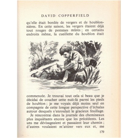 David Copperfield, Charles Dickens, 1970 - Angleterre XIXe s., enfance triste, collection Spirale,