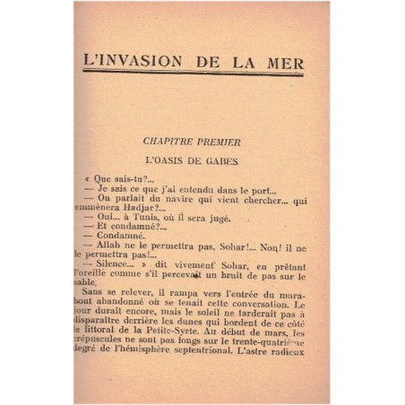L'invasion de la mer, Jules Verne, 1948 - Afrique, Hachette, bibliothèque de la jeunesse,