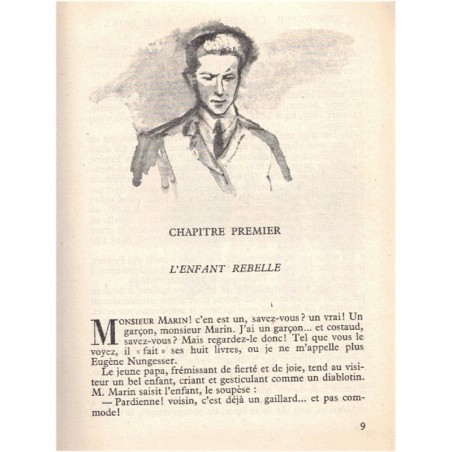 Nungesser le chevalier à la mort, Hauteclaire, 1963 - guerre 1914 1918, aviateur, héros aviation, collection spirale