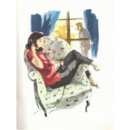 Bonjour Tina, A.B. Caroll, 1965 - héroïne 1960, collection Spirale,  adolescentes 1960, écrivain danois, mystères jeunesse