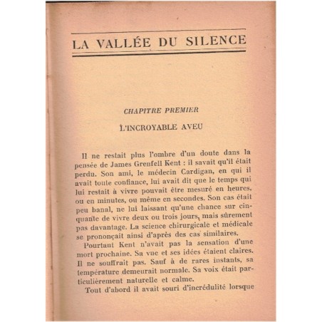 La vallée du silence, James-Oliver Curwood, 1948 - Grand Nord, ruée vers l'or, aventures, bibliothèque verte, couverture verte,