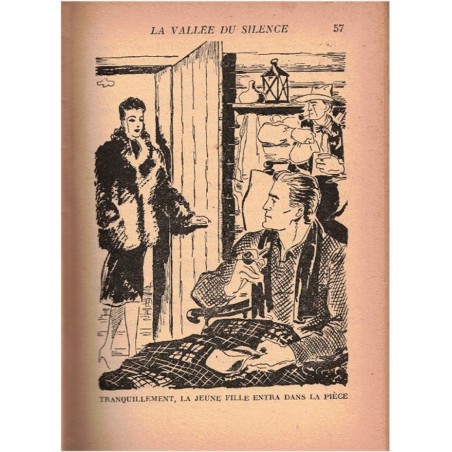 La vallée du silence, James-Oliver Curwood, 1948 - Grand Nord, ruée vers l'or, aventures, bibliothèque verte, couverture verte,