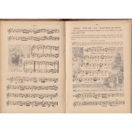 Le livre de musique, Claude Augé - manuel de musique, chansons, chants militaires
