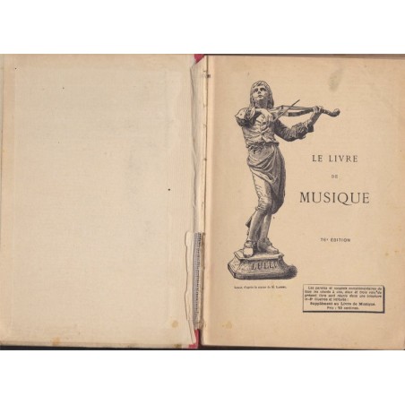 Le livre de musique, Claude Augé - manuel de musique, chansons, chants militaires