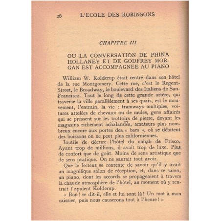 L'école des Robinsons, Jules Verne, 1946 -  île, aventures jeunesse, bibliothèque verte, couverture verte