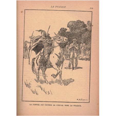 La prairie, Fenimore Cooper, 1948 - Far West, cow-boys, western, bibliothèque de la jeunesse,