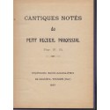 Cantiques notés du petit recueil paroissial, F.B., La Loubière Toulon 1937 - partitions, chants religieux, catholicisme