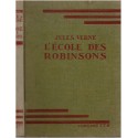 L'école des Robinsons, Jules Verne, 1946 -  île, aventures jeunesse, bibliothèque verte, couverture verte
