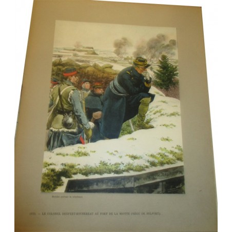 88 planches, Les garnisons d'Alsace au 19e siècle, Fritz Kieffer, 1911 - uniformes militaires , gravures, armée,