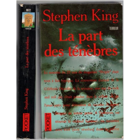 La part des ténèbres, Stephen King, 1993 - suspense, frayeur, terreur,