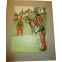 88 planches, Les garnisons d'Alsace au 19e siècle, Fritz Kieffer, 1911 - uniformes militaires , gravures, armée,