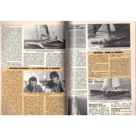 Revue Bateaux 1986 novembre N°342 - marine, navigation, bateaux, voiliers, anciens magazines,