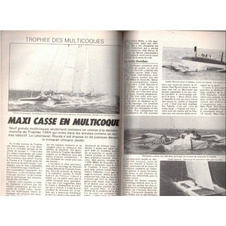 Revue Bateaux 1984 juin N°313 - navigation fluviale, marine, navigation, bateaux, voiliers, anciens magazines,
