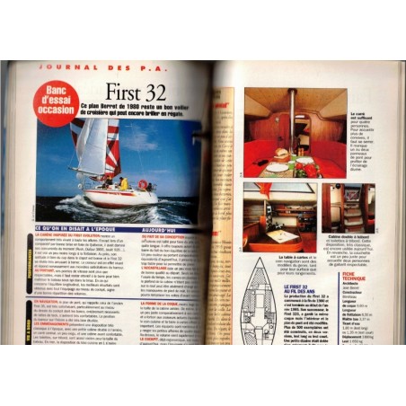 Revue Bateaux 1996 février N°453 - marine, navigation, bateaux, voiliers, anciens magazines,