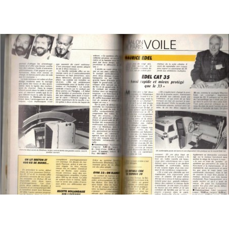 Revue Bateaux 1988 janvier N°356 - marine, navigation, bateaux, voiliers, anciens magazines,