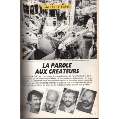 Revue Bateaux 1988 janvier N°356 - marine, navigation, bateaux, voiliers, anciens magazines,