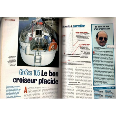 Revue Bateaux 1998 septembre N°484 - marine, navigation, bateaux, voiliers, anciens magazines,