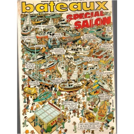 Revue Bateaux Spécial Salon 1979, N°248 janvier 1978 -  marine, navigation, bateaux, voiliers, anciens magazines,