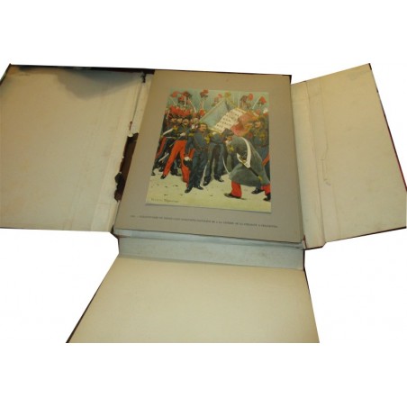 88 planches, Les garnisons d'Alsace au 19e siècle, Fritz Kieffer, 1911 - uniformes militaires , gravures, armée,