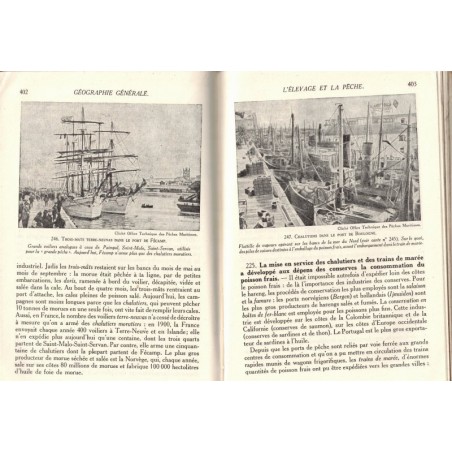 Géographie générale, classe de seconde, Albert Demangeon, Aimé Perpillou, 1943 - manuels de géographie,