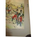 88 planches, Les garnisons d'Alsace au 19e siècle, Fritz Kieffer, 1911 - uniformes militaires , gravures, armée,