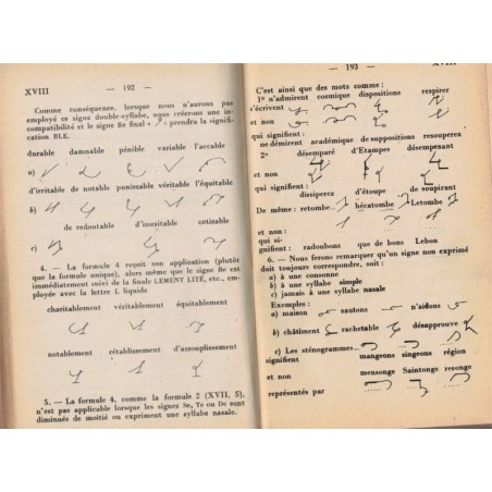 Memento de sténographie système Prévost-Delaunay, Fleury et Roy, 1947 - secrétariat, sténographie, enseignement commercial