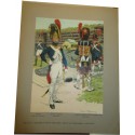 88 planches, Les garnisons d'Alsace au 19e siècle, Fritz Kieffer, 1911 - uniformes militaires , gravures, armée,