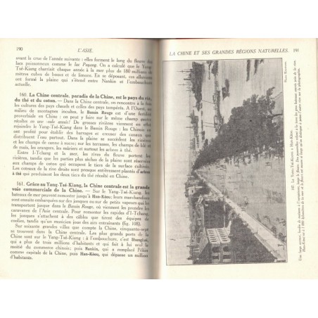 Géographie le Monde moins l'Europe, programme 1938, classe de 5e, Albert Demangeon Aimé Perpillou, 1938 – manuels de géographie