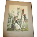 88 planches, Les garnisons d'Alsace au 19e siècle, Fritz Kieffer, 1911 - uniformes militaires , gravures, armée,