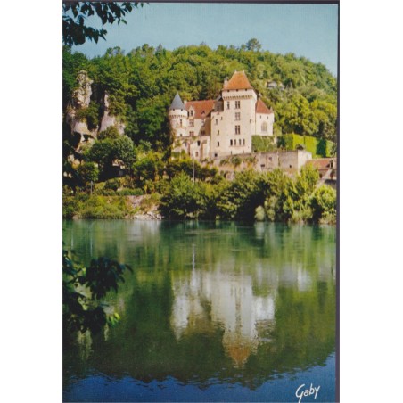 La Roque-Gageac, château de la Malartrie, carte postale département 24 Dordogne - châteaux,